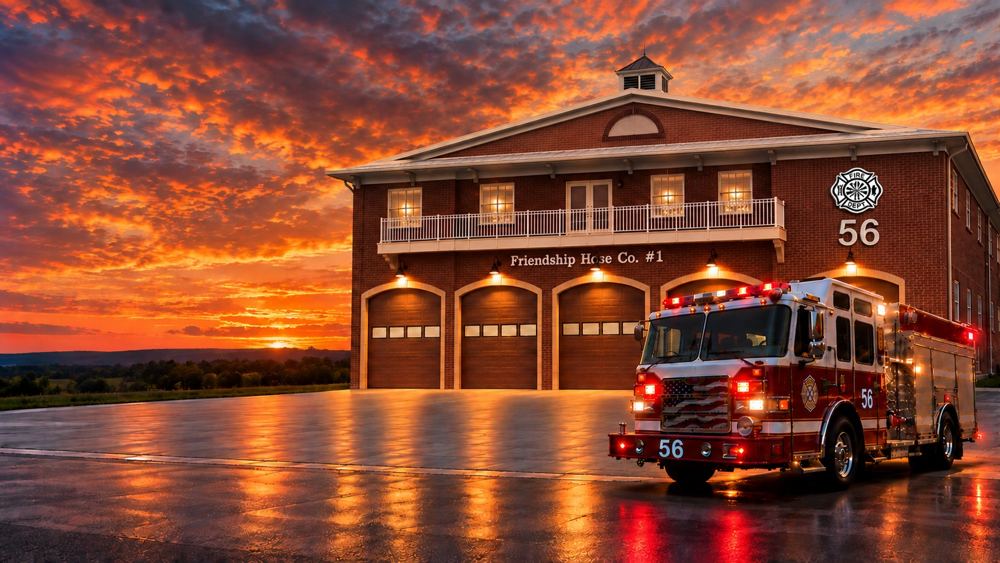 Additional proposed fire station concept view